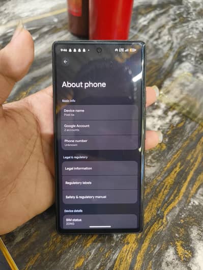 Google Pixel 6a official PTA Approved 6/128GB