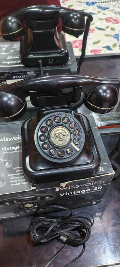 swiss vintage telephone 10/9