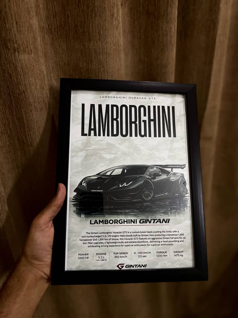 Customise Car Frames and Posters 2
