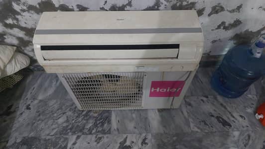 Haier AC 1 ton indoor outdoor