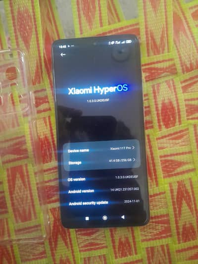 Xiaomi 11T Pro 5g 8 256gb p. at. c. h aprove condition pick main deakh lo