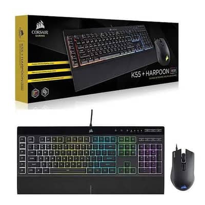 corsair k55 keyboard and mouse combo