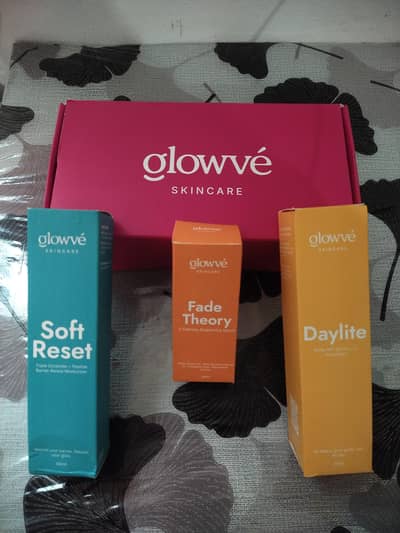 fade theory and soft reset and Daylite company glowve skin care