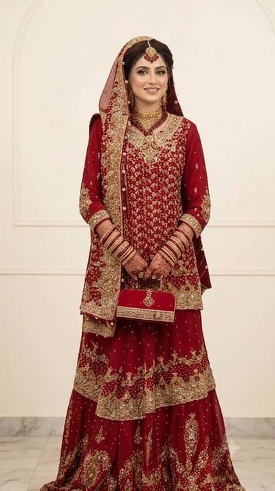 Selling my bridal dress only for Karachi buyers