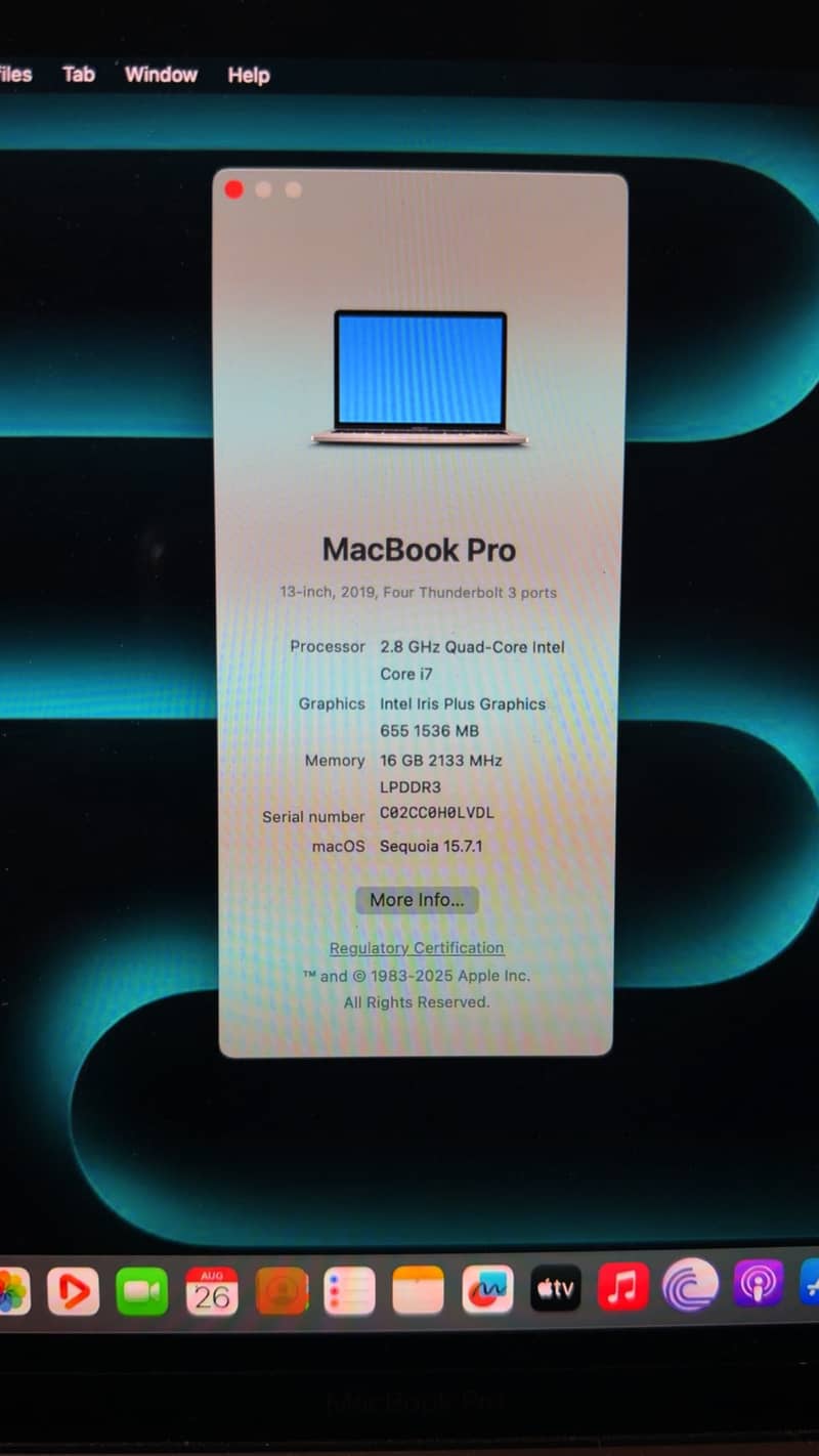 Macbook pro 2019 3