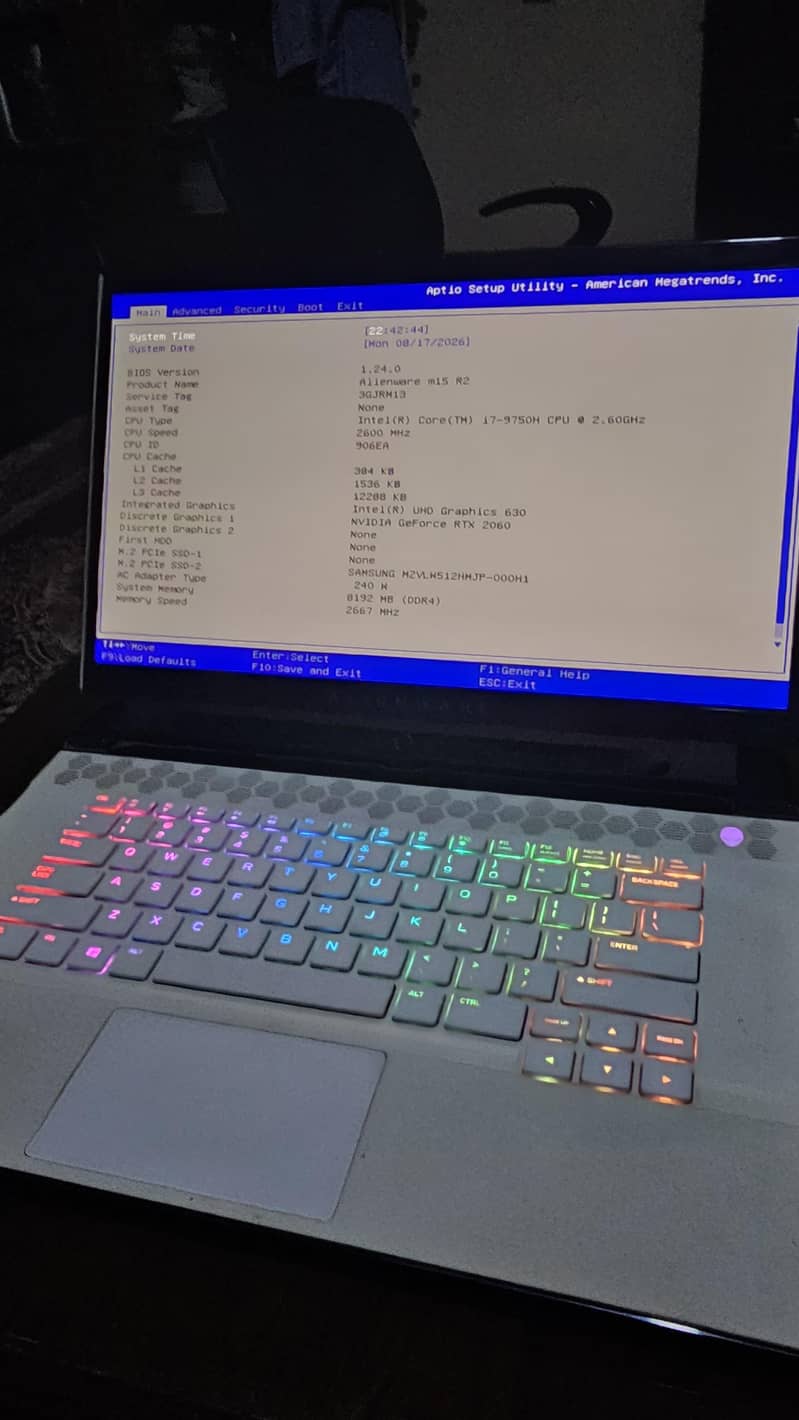 Alienware m15r2 4k oled 0