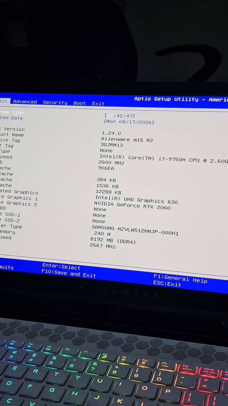 Alienware m15r2 4k oled 1