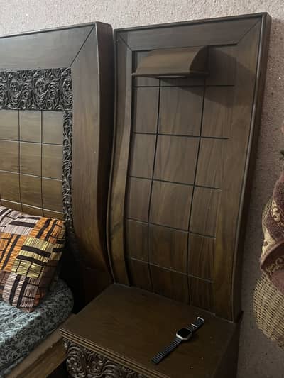 Pure wood bed