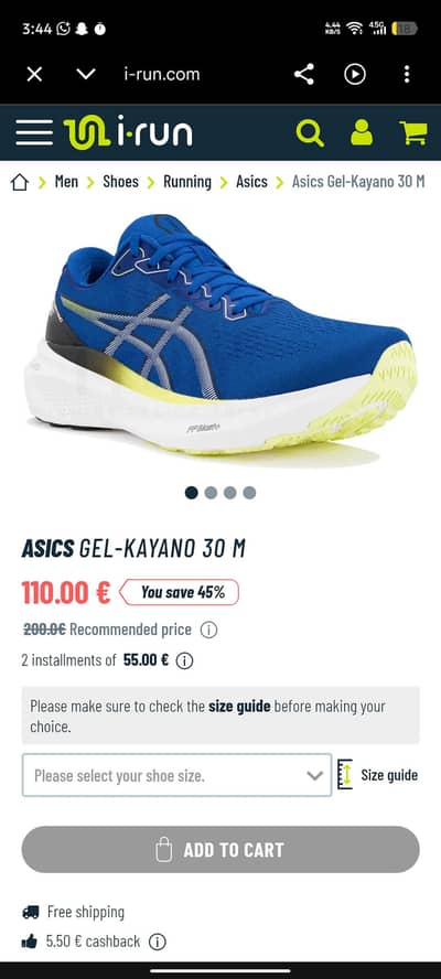 ASICS GEL-KAYANO 30 M |  Brand New | EU 42