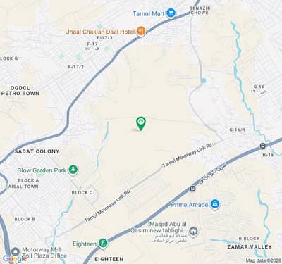 Prime 1-Kanal Plot For Sale G-17/1, Islamabad  2 Combined Plots | Main Double Road, Shahrah-E-Sher Shah Suri  Main Double Shahrah-E-Sher Shah Suri Road | Prime Location
