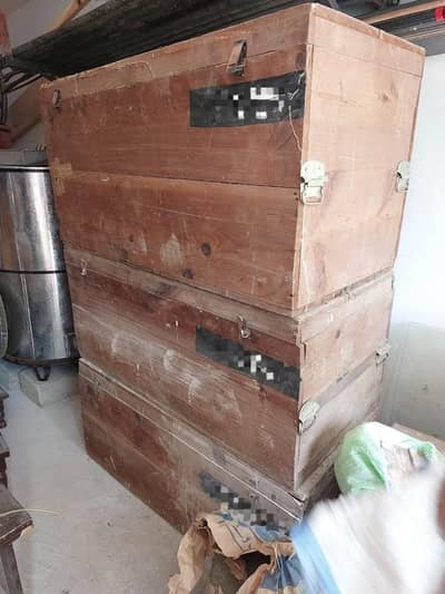 Wooden Trunk | Baksa | Peti  x   5
