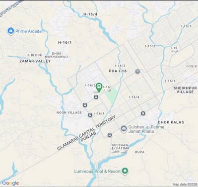 Prime Upcountry Plot for Sale I-16, Islamabad