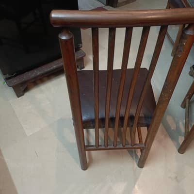 chairs wooden Crockery cabinet