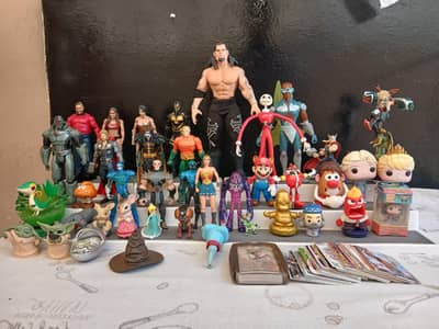 Different Action Figures and collectibles available for sale