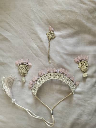 Silver color Jewelry set