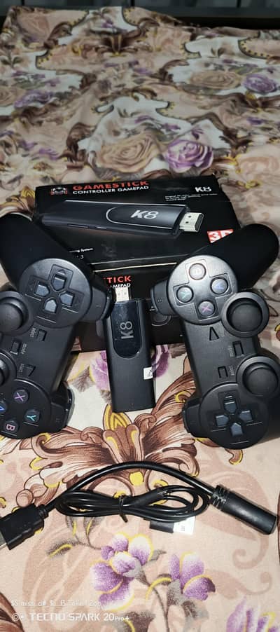 gaming stick K8 + 2 controller 40000+ game 3D gaming