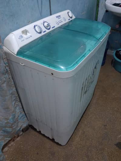 Haier dual washing and dryer machine forsale