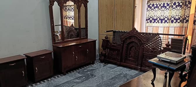 Complete Bedroom Furniture Set | Bed + Dressing + 2 Bedside Tables | U