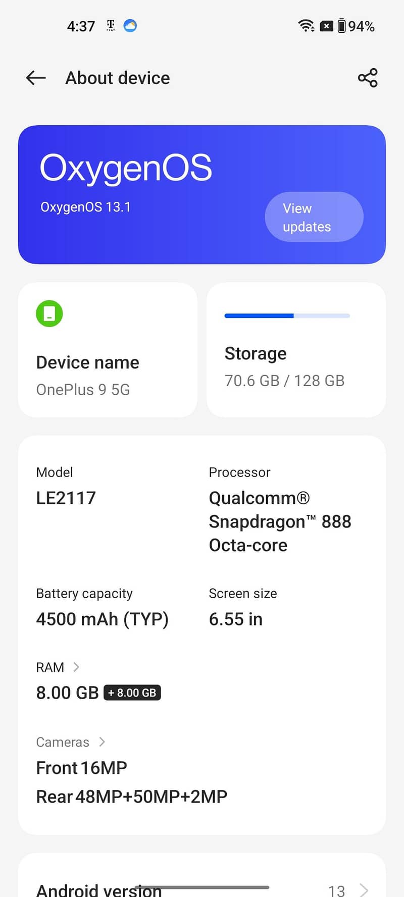One Plus 9 0