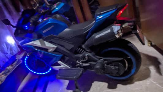 Kids Electric Sports bike | Remote + charger | music & Led Lights