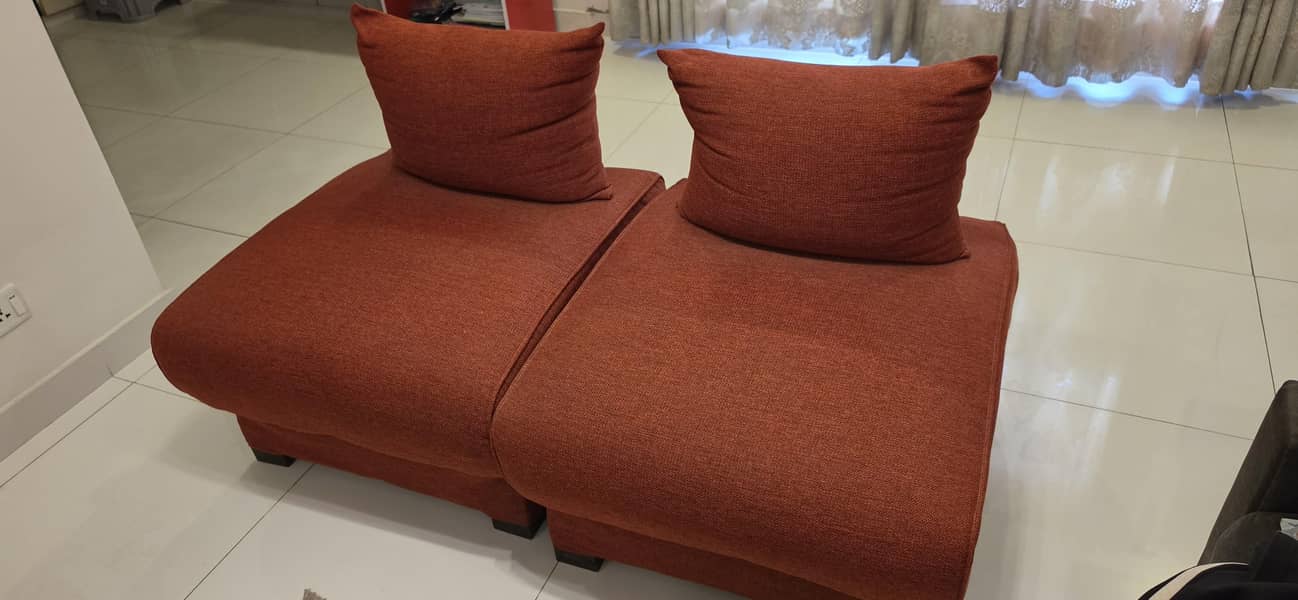 Red Sofa set 2