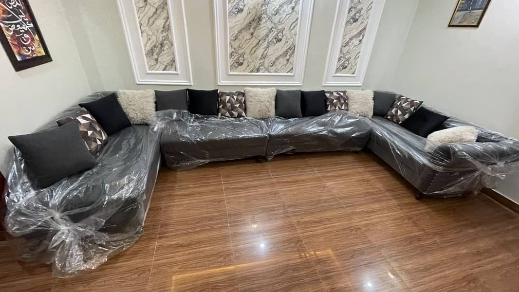 L shape shape sofa 1
