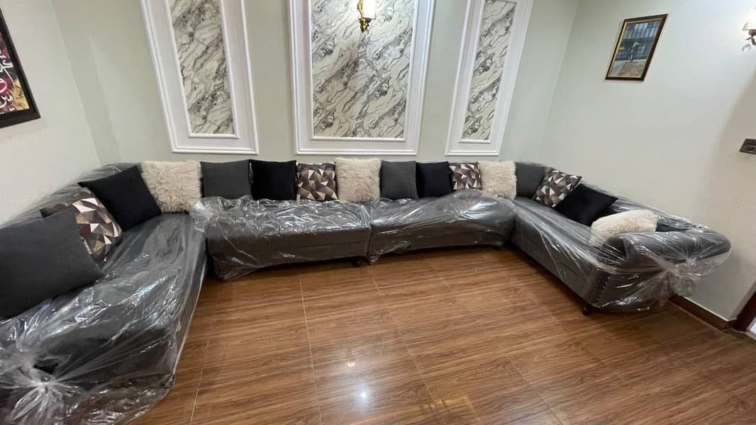 L shape shape sofa 5