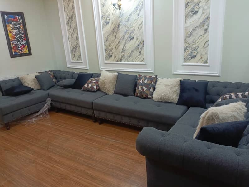 L shape shape sofa 7