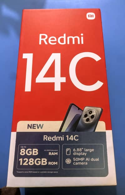 Redmi 14C 4GB+128GB, 6.88 Inches 120Hz display