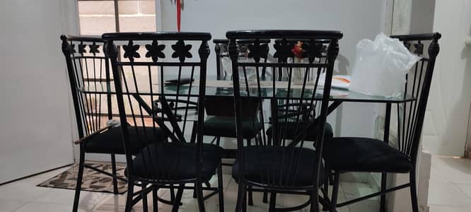 Dining table, LED reck table, and center table