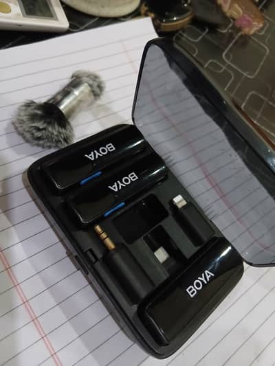 boya wireless microhone for apple and android best quality never used