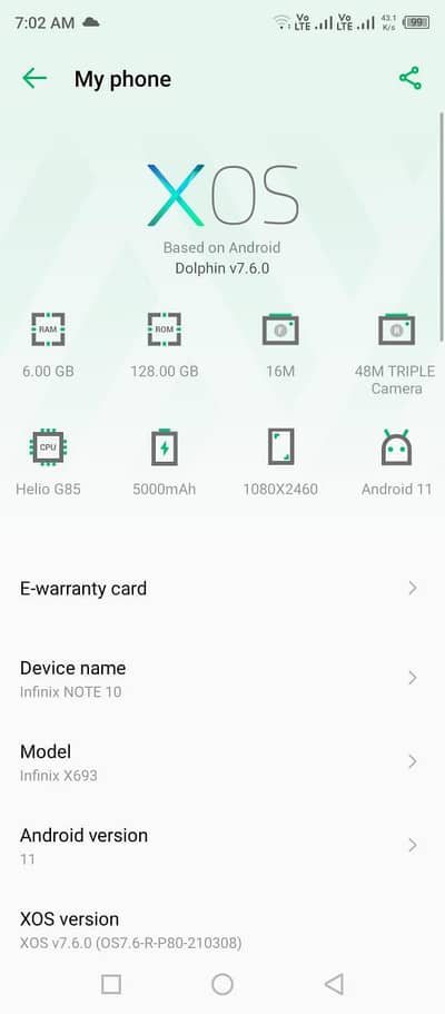 Infinix Note 10 axchng posibal sath pesy dy dne gy