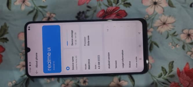 Realme Note 60 4+4/64 official PTA approved new 10/10condition