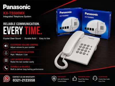 Panasonic intercom telephone set 0321-2123558