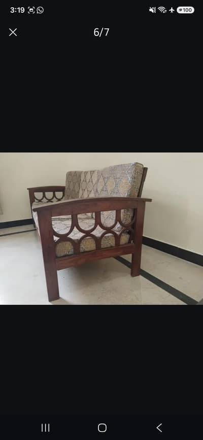 5 Seater Sofa Set . . Sesashm wood,, master multi foam 12 Sal Waranty