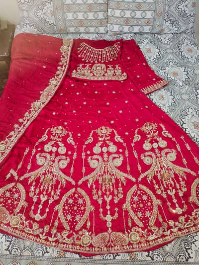 Untouched Unstitched Bridal Lehenga – Brand New