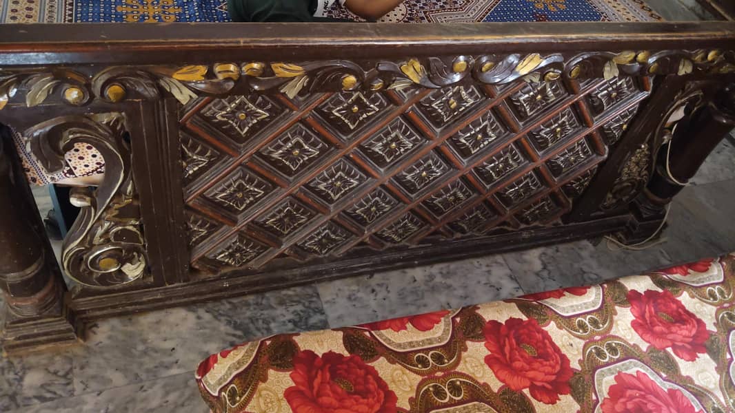 Bed sofa saif and table set 1