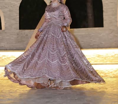 Totally customise bridal dress for walima and engagement bride