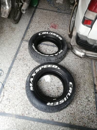 maxspeed (cruiser) tyre for sale. . 2 crusire tyre and 1 Suzuki general