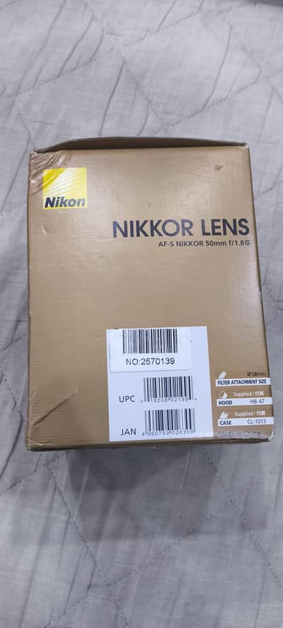 Nikon AF-S 50mm f/1.8G Lens