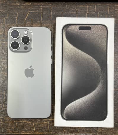 Apple iPhone 15 Pro Max dual physical PTA approved 256GB
