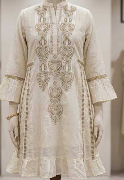 Embroidered frock