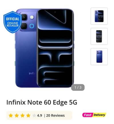 Infinix note 60 egde 5g