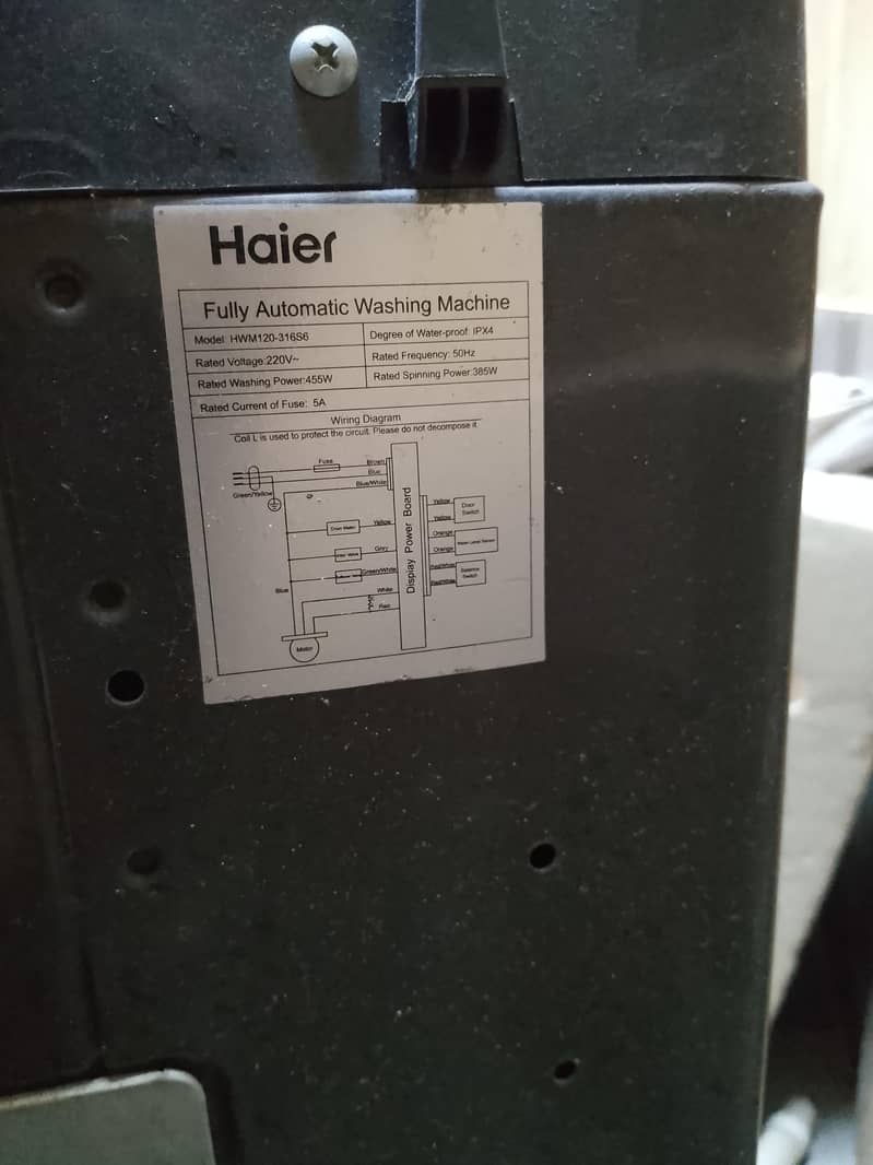 Haier Fully Automatic Machine 2