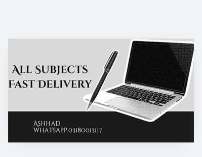 Assignment Help | All Subjects | Fast Delivery 24 Hours