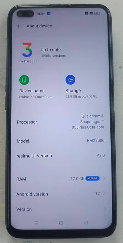 Realme X3 SuperZoom 256gb