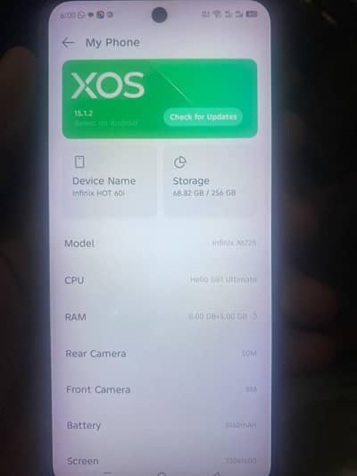 Infinix Hot 60i