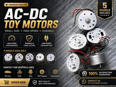 Small DC Toy Motor – Mini Electric Motor