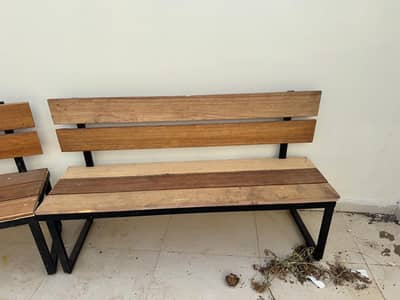 Metal & Wood Tile Benches – Garden, Park & Outdoor Benches