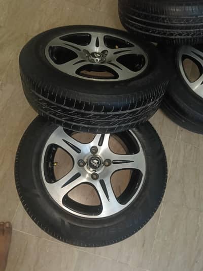 Honda City 14" Used Tyer & alloy Rim Available